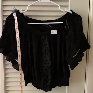 Off shoulder summer blouse